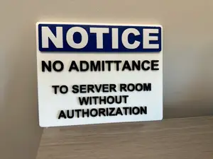 No Admittance - Server Room
