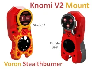 Knomi V2 Display Mount for the Voron Stealthburner