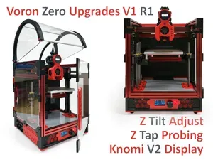 Voron 0 ZTap Probing ZTilt Adjustment & Knomi V2