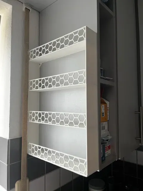 Big Spice Rack with Hexagonal Pattern - Wall Mount — Фото 3 из 3