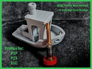 E3D Revo HF 0.4mm Obxidian Nozzle Profile - Panda