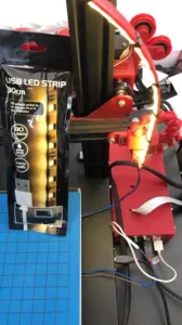 CR-10 pi camera mount incl. LED stripe support