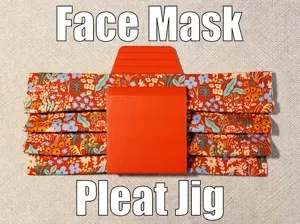 Pleat Maker Jig for Fabric Face Masks - Covid 19