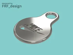 Keychain - Shopping cart coin/token - Nike logo