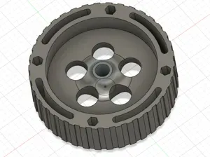 Lawn mower wheel 130x37x13mm