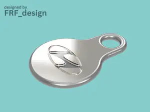 Keychain - Shopping cart coin/token - Hyundai logo