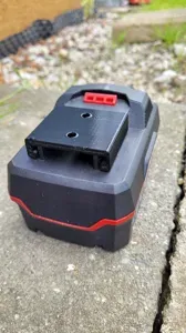 Simple parkside battery holder