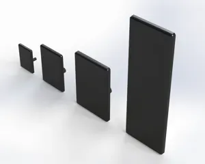 Extruded Aluminum Profile Corner Cap Collection