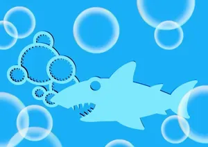 Shark Bubble Wand