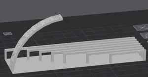 3-12cm bridge and 80° overhang test
