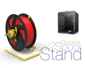 Filament Spool Stand v2: Test Creality K1