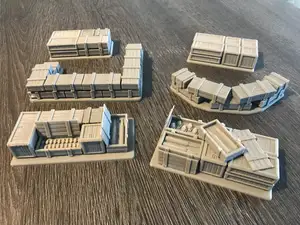 Wargaming Terrain - Crates / Pallets / Defenses