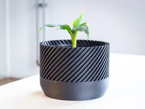 Modern Spiral Planter - flower - Gift inspiration