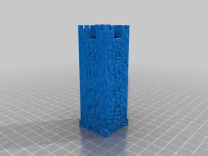 Tower with hiding place
