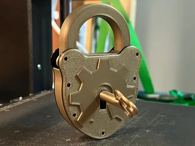 Padlock With Skeleton Key