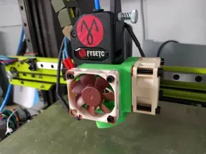 Fan Duct 40mm for BMG Extruder + E3D V6