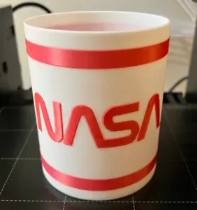 NASA Pen Pencil Cup MMU