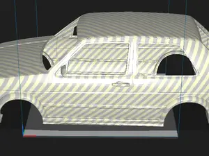 Golf II GTI 1:10 Body