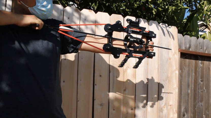 3Dprinted Slingbow for Backyard Archery