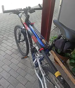 Fishing rod holder for bike - Rutenhalter Fahrrrad