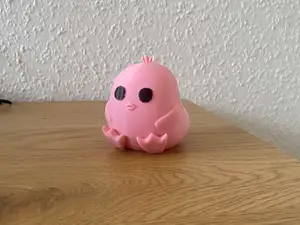 Cute chubby toon duck (No support / easy print)