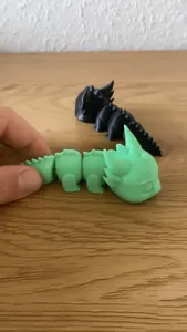 Toonish baby dragon (Flexi / Articulated)