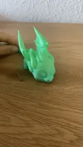 Toon dragon with wings (Flexi / Articulated)