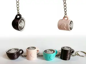 Cute Coffee Lovers keychain