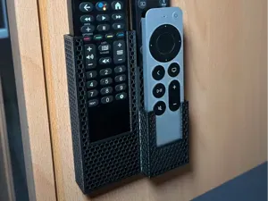 Remote control wall holder