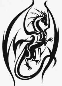 Dragon wall decoration
