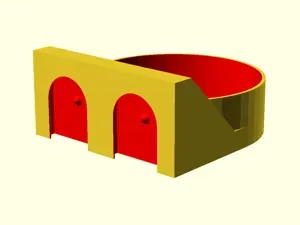 Multiconnect Round Single Item Holder Customizable