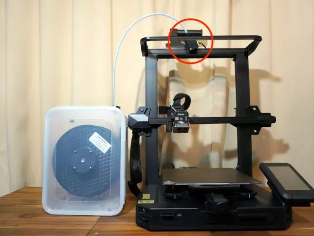 Tube Holder for Ender 3 S1 & S1Pro Filament sensor — Image 2 of 8