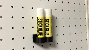 Pegboard stand for 2 Glue Sticks