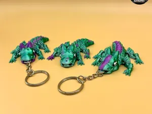 Baby Grumpy Dragon Keychains