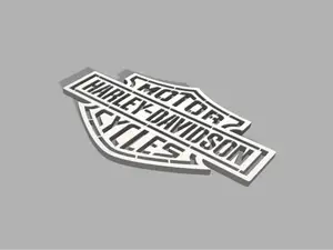 Harley Davidson Stencil Sign