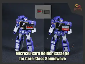 MicroSD Card Holder for Transformers Soundwave