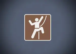 Recreational Activity Signs - Hike, Rock Climb