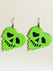 Earring Love Melt corazón grande big
