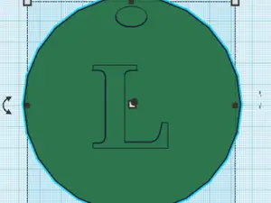 L Keychain
