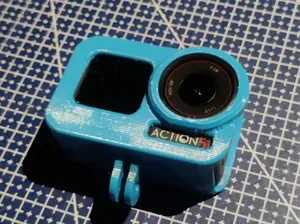 DJI osmo action 5 universal fpv case gopro mount