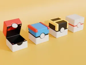 Poké Balls Boxes (4 Models)