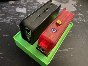 Gridfinity for Raspberry Pi 1 and 2/3 with case