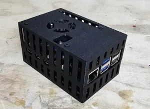Raspberry PI 5 Case with PoE Hat and NVMe Base