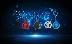 Porte-clés Bébé Groot rotatif