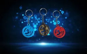 Porte-clés Mickey rotatif