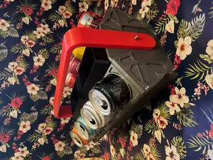 v8 engine for cooling cans. V8 engine  cans fridge