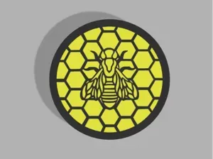 Honeycomb Bee Coaster