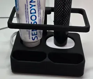 Oral B Toothbrush and Toothpaste Holder