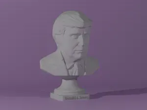 (RESIZED!) Donald J. Trump bust (decoration size)