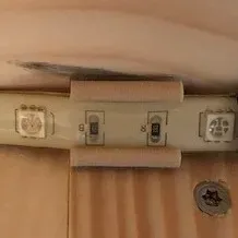 LED strip holder clip in design for 10 mm strips